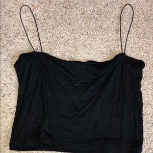 black tank top